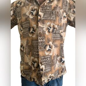 Vintage CIRCA 1962 Made in Hawaii XL COTTON SHIRT